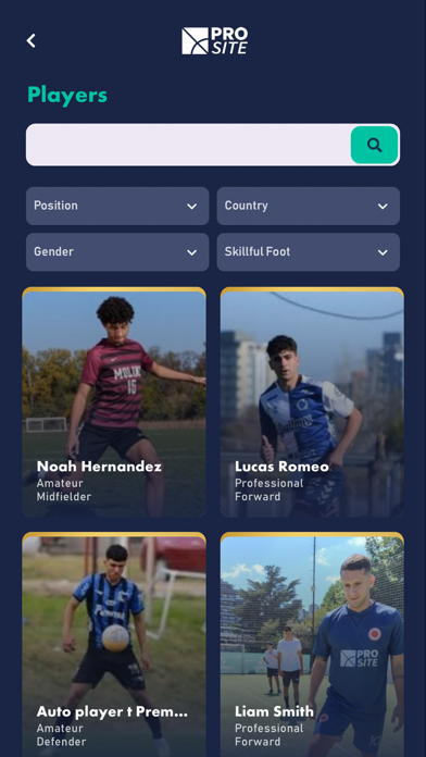 Prosite Soccer Screenshot