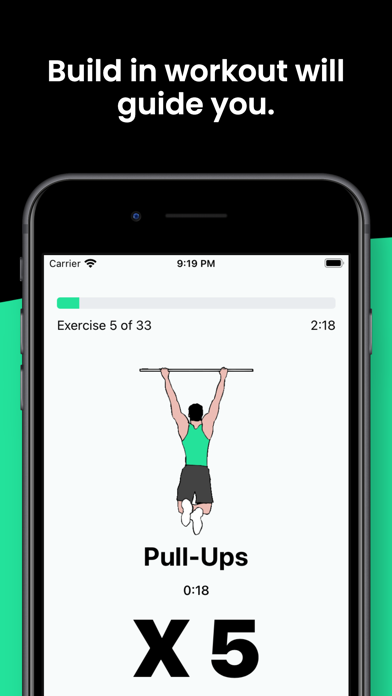 Street Workout Training App Screenshot