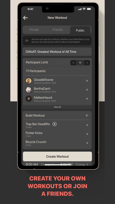 LFG Fitness Screenshot