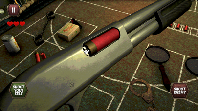 Buckshot Roulette shotgun Game Screenshot