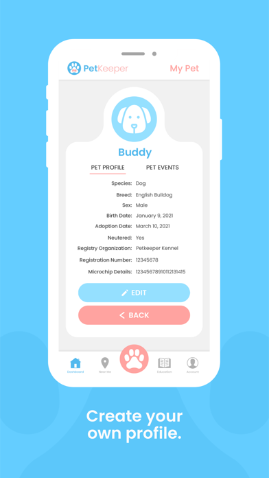 PetKeeper Pet Manager Screenshot