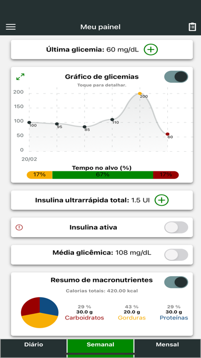 Insulin Calculator Screenshot