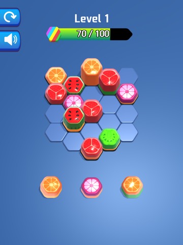 Watermelon Hexa - Blast Puzzleのおすすめ画像1