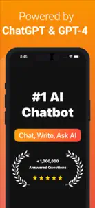 ChatterBot AI - Chat Write Ask screenshot #1 for iPhone