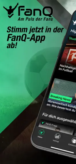 Game screenshot FanQ - Die Fussball Voting App mod apk