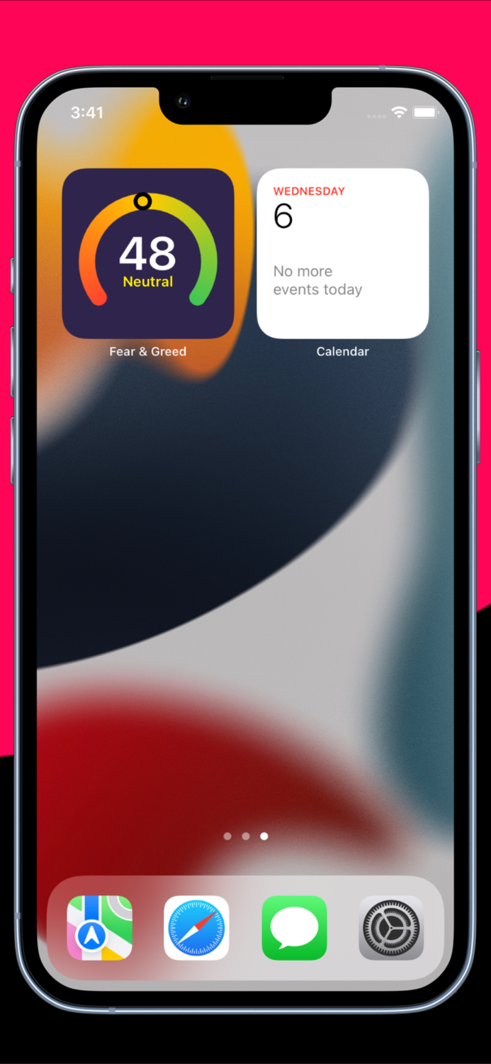 Fear And Greed Index Widget