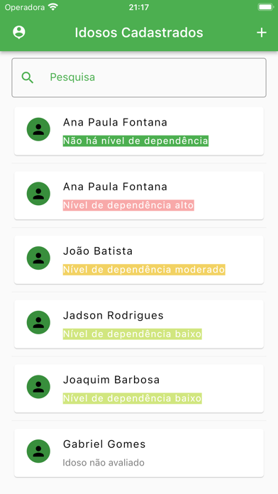 Saúde Idoso Screenshot