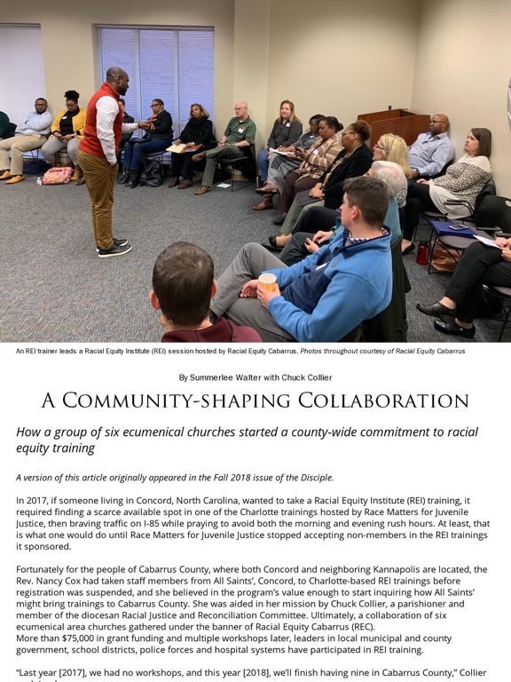 The North Carolina Disciple iPad screenshot 4 - News app