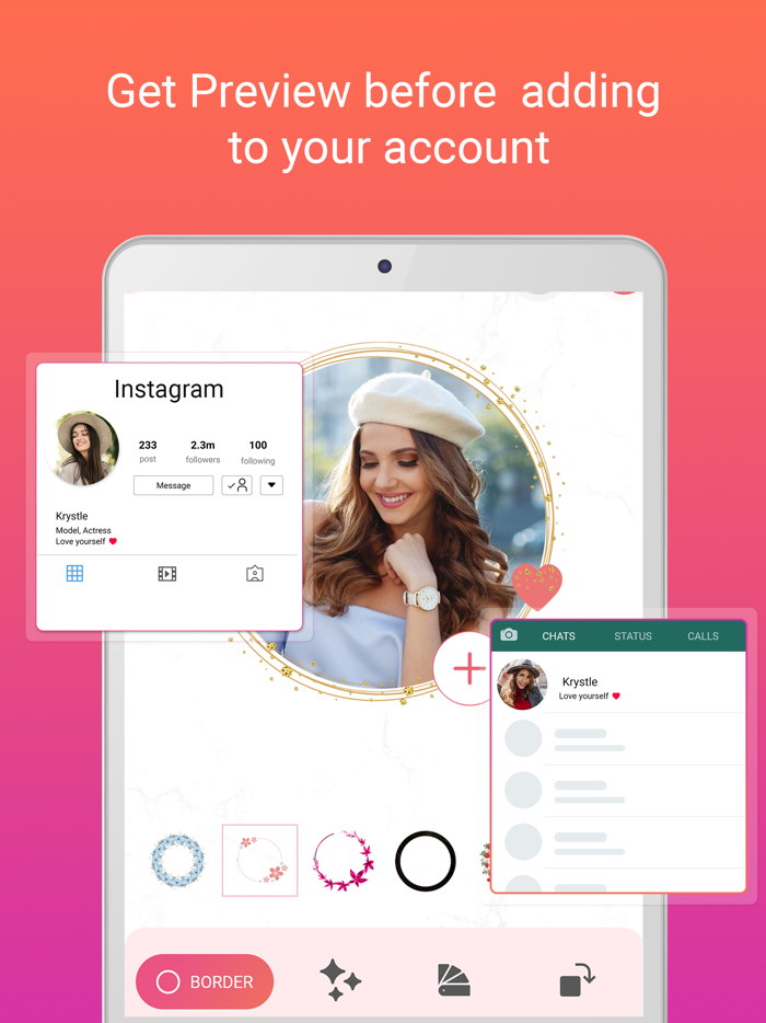 Profile Picture Border Frame