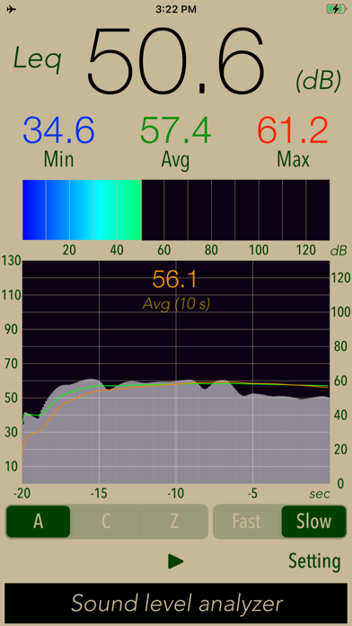 Sound Level Analyzer Lite Screenshot