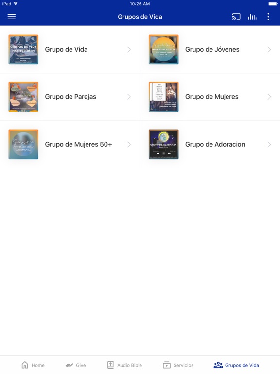 ANBChurch iPad screenshot 3 - Lifestyle app