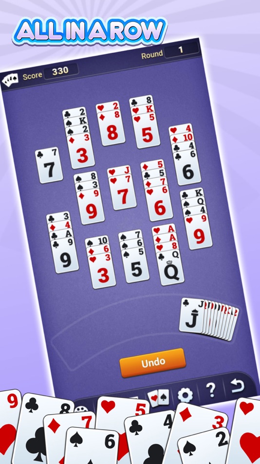 #2. Solitaire: All in a row (iOS) By: AB Norri Stockholm