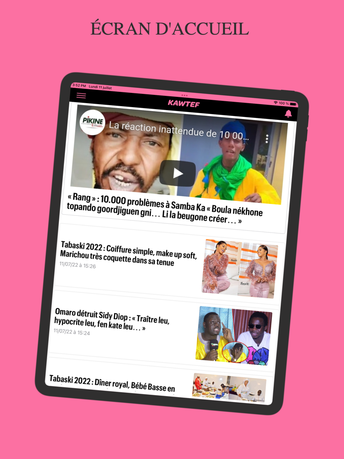 Kawtef Buzz and actu au Sénégal