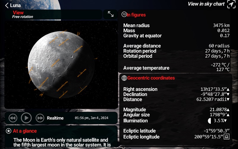 SkyORB ∞ Astronomy + Screenshot