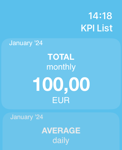 LiME - List My Expenses