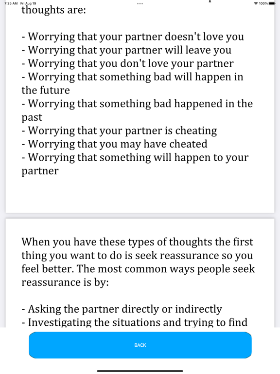 Screenshot #5 pour Relationship OCD Recovery