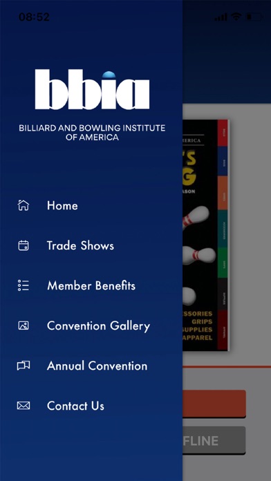 BBIA CONSUMER BOWLING CATALOG Screenshot