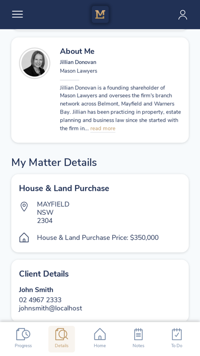 Mason Lawyers Screenshot