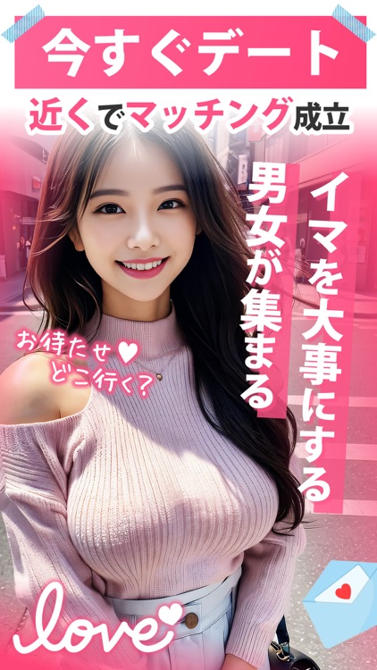 ご近所の出会い探しマッチングアプリ 友達フレ作りはイマラブ