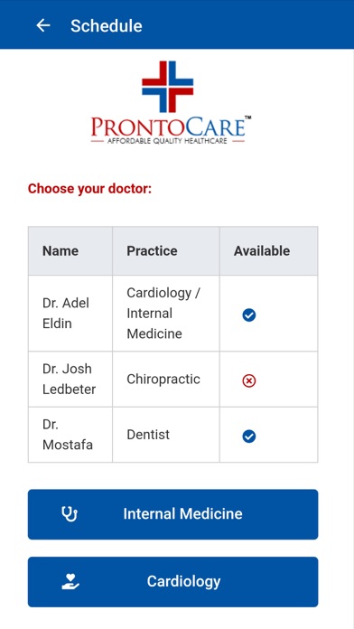 ProntoCare Screenshot