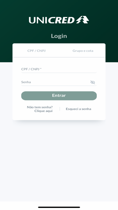 Consórcios Unicred Screenshot