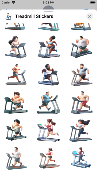 Screenshot #3 pour Treadmill Stickers