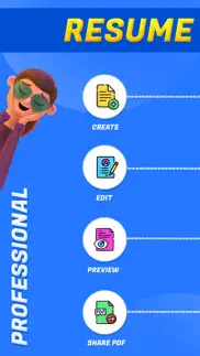 resume builder - cv maker + iphone screenshot 1
