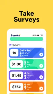 eureka: earn money for surveys iphone screenshot 4