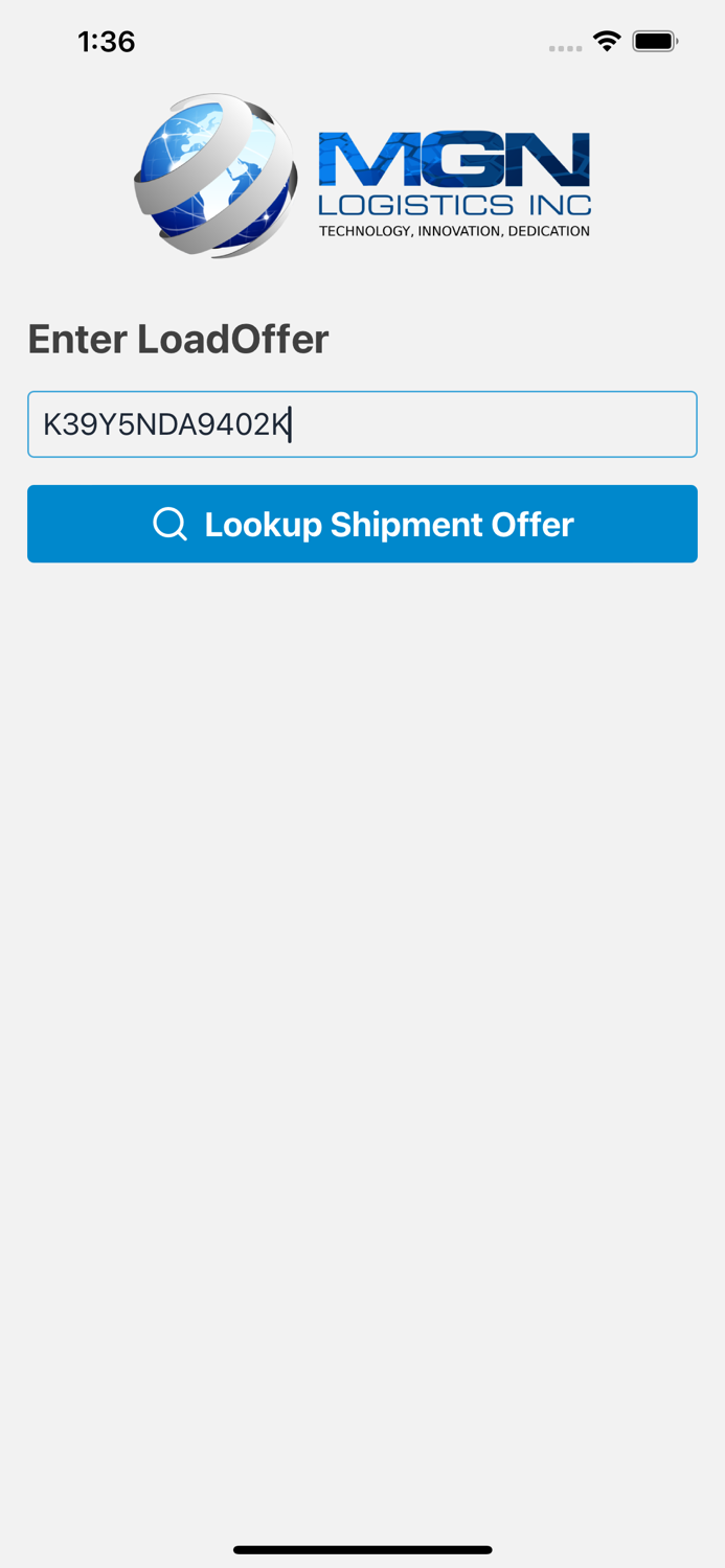 MGN Shipment Tracker