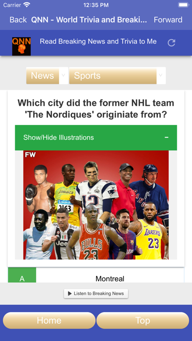QNN - Breaking News and Trivia Screenshot