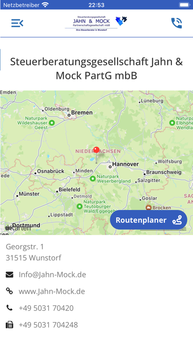 Sozietät Jahn & Mock Screenshot