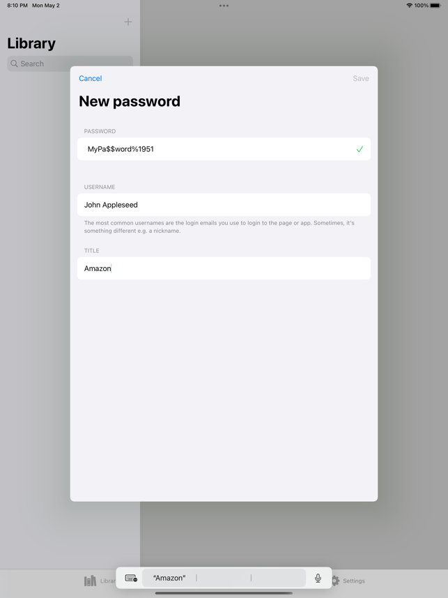 ‎Password Manager - Panoptes Screenshot