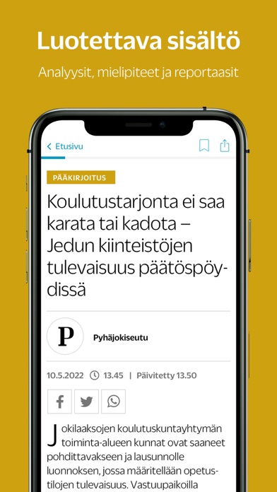 Pyhäjokiseutu Screenshot