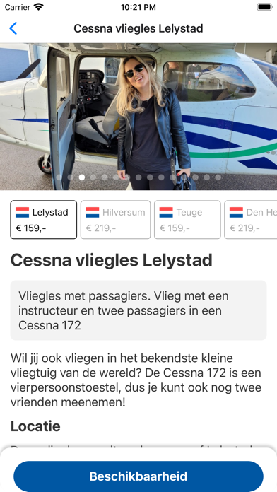 Vliegles.nl Screenshot