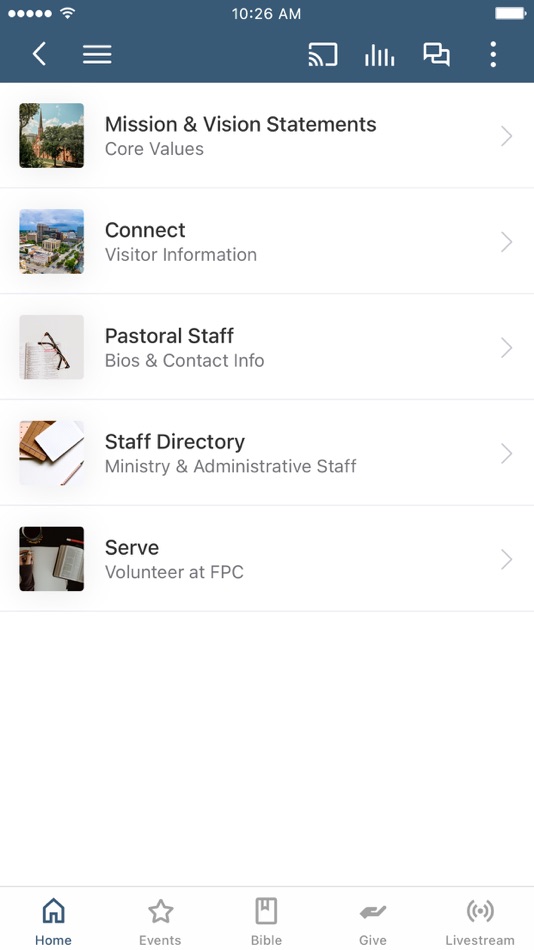 #2. First Presbyterian Columbia (iOS) 由: The First Presbyterian Church of Columbia
