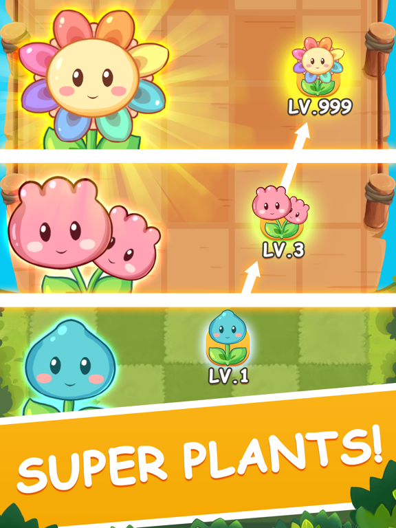 Merge Flowers Against Zombies