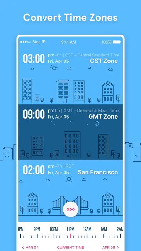 GlobeTempus Convert Time Zone screenshot 1 of 6