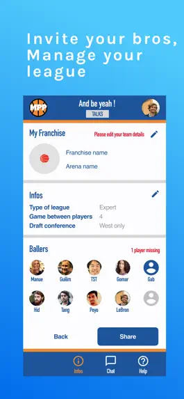 Game screenshot MPP - Basketball Fantasy apk