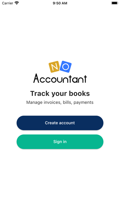 NoAccountant - Bookkeeping Screenshot