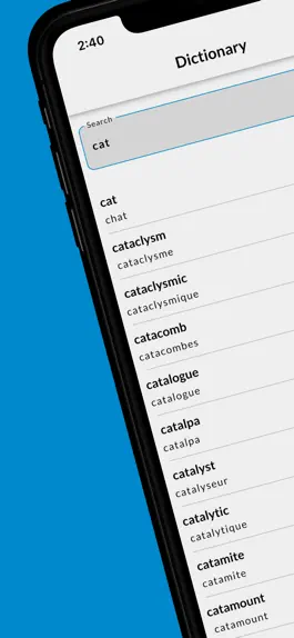 Game screenshot French English Dictionary! apk