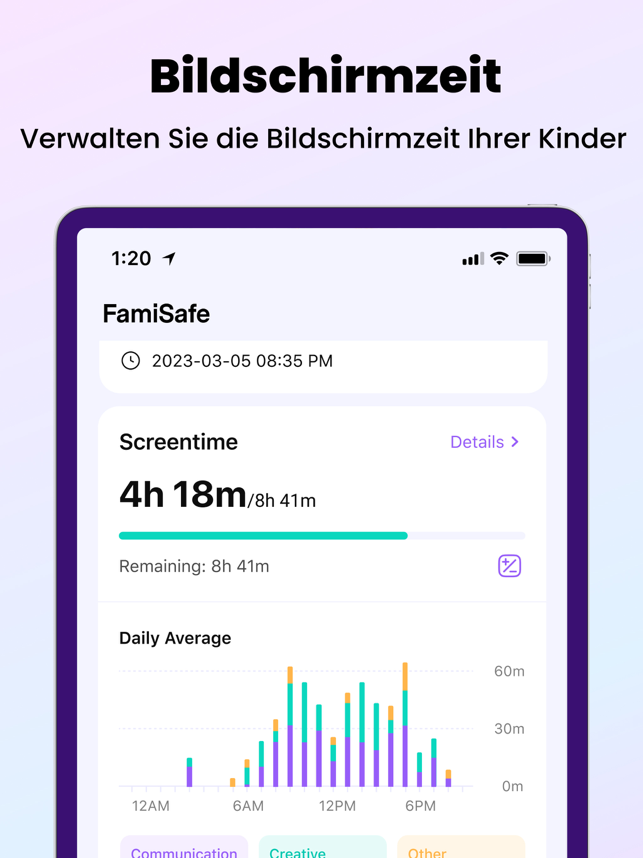 ‎Kindersicherung App - FamiSafe Screenshot