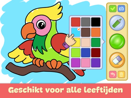 Kinder kleurboek voor kinderen iPad app afbeelding 1