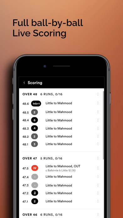 NV Play Cricket Scorer Screenshot