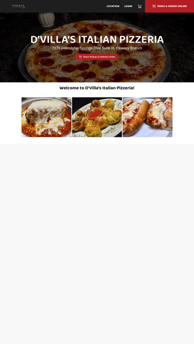 D’Villa’s Italian Pizzeria Screenshot