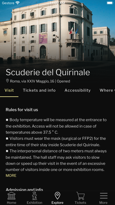 Scuderie del Quirinale Screenshot