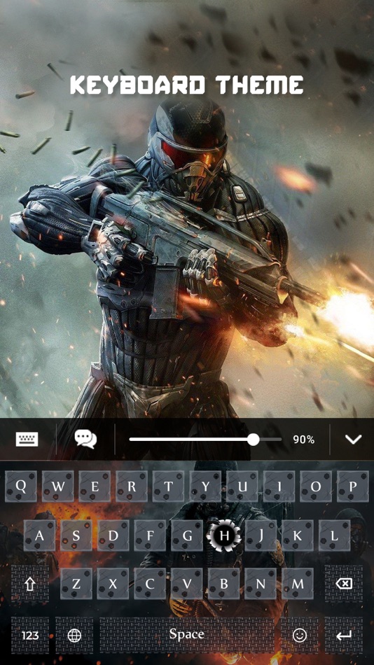 #3. Shooting Games Keyboard (iOS) By: Patel Darshan