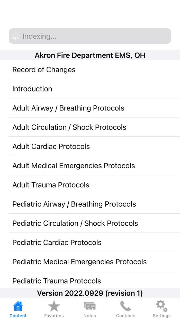 Akron Fire Dept. EMS Protocol