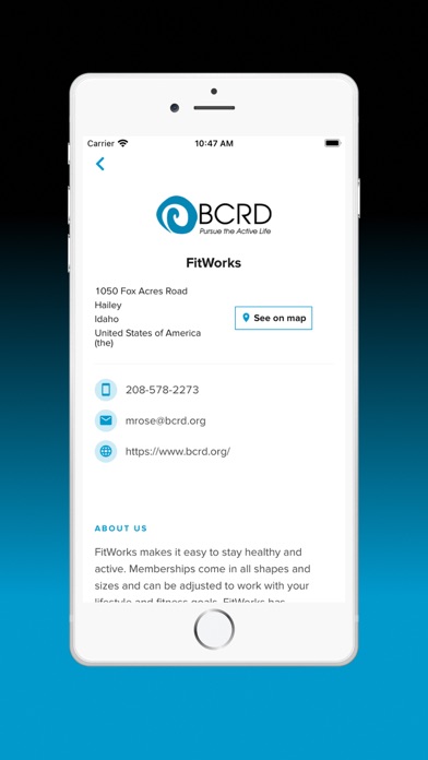 BCRD FitWorks Screenshot