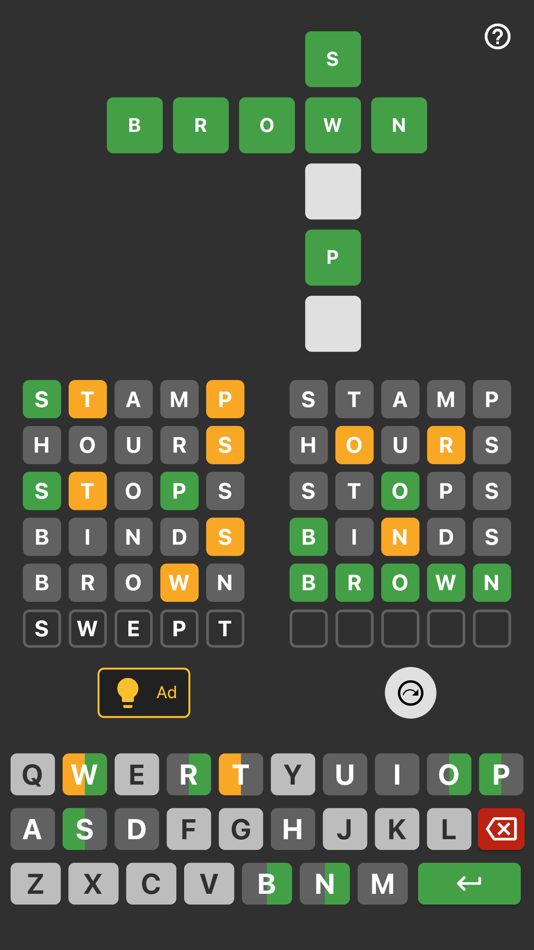 #4. Guess Word Puzzles Daily Words (iOS) By: FIFTY3 BELLS LLP