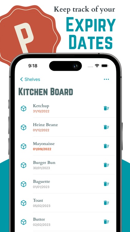 Pantry - Don't let them expire